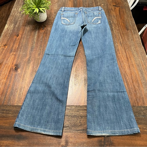 Joe’s jeans Flare Y2K 2000’s blue distressed denim bootcut mid rise flare 25 - Picture 6 of 14